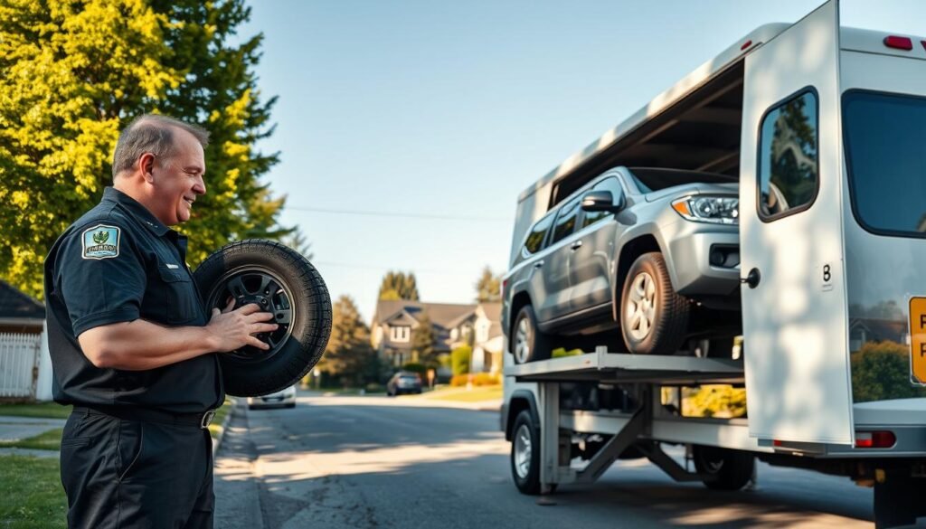 mobile tire rotation