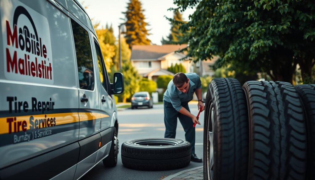 mobile tire repair Burnaby