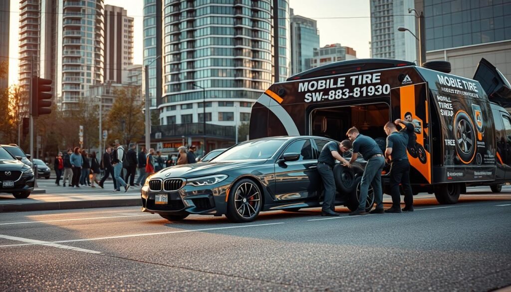 mobile tire swap