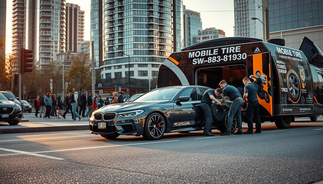 mobile tire swap
