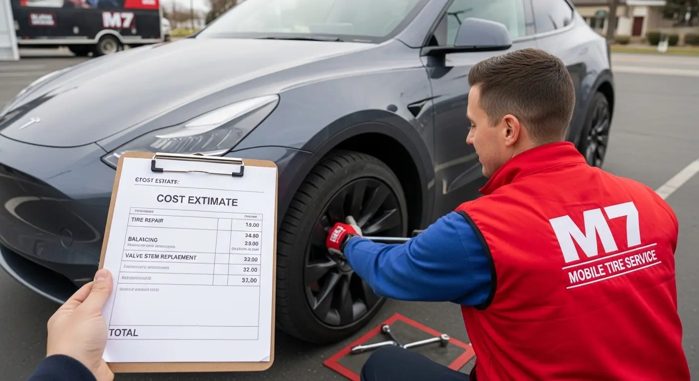 Tesla Tire Change