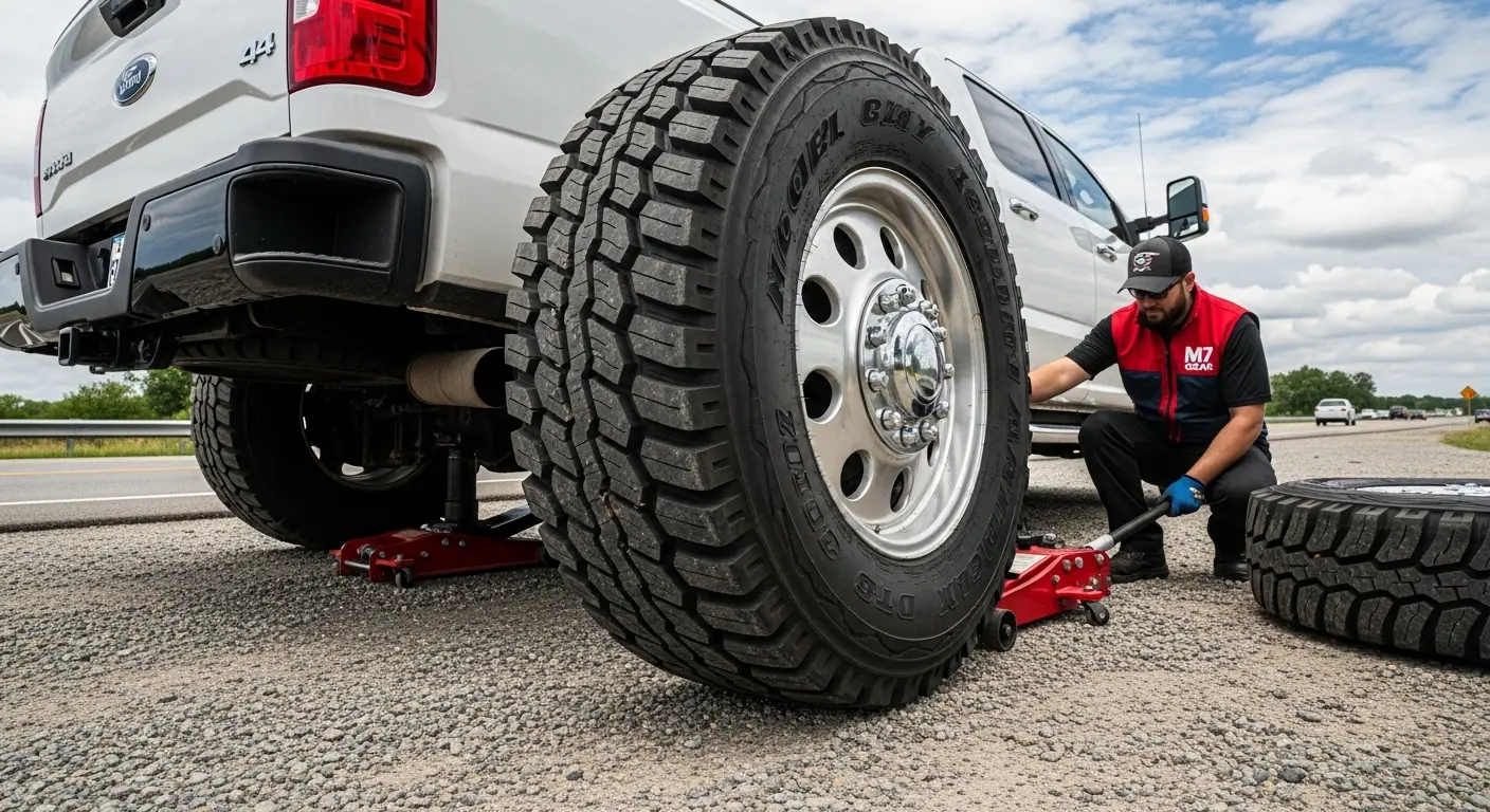 Truck Tire Install