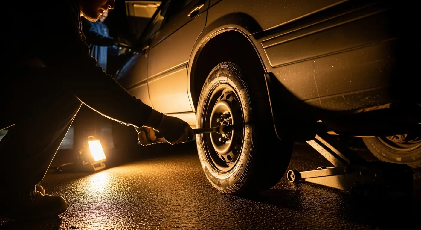 Roadside Tire Change