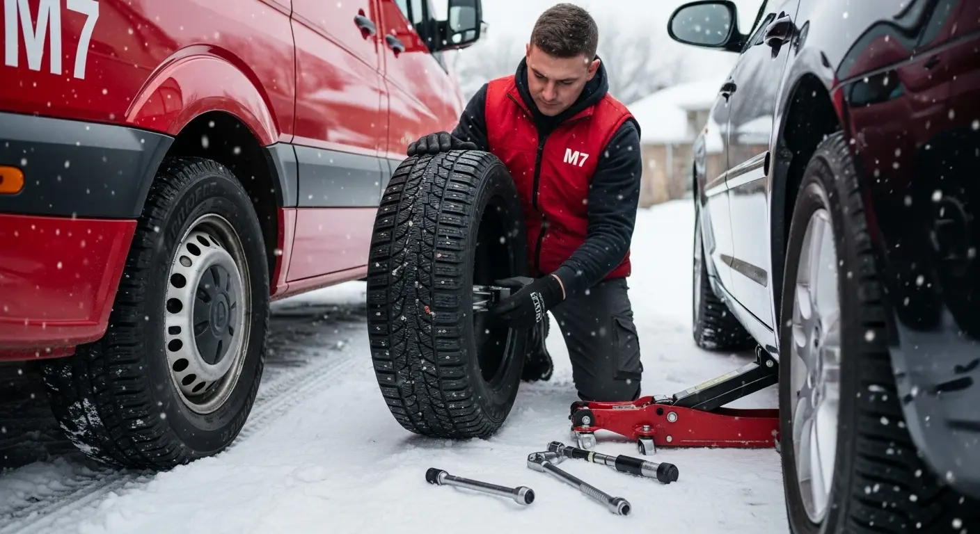 Winter Tire Install