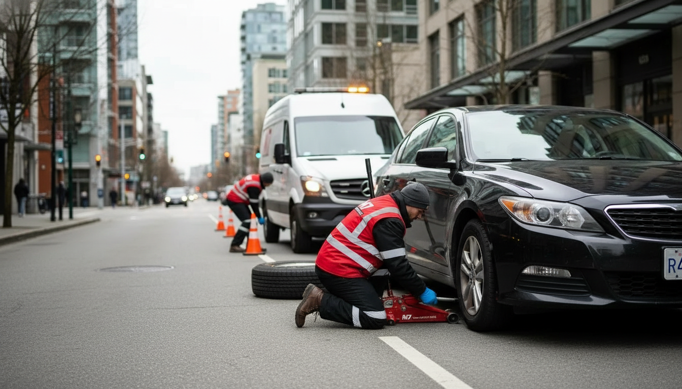 Emergency Tire Change Services Vancouver