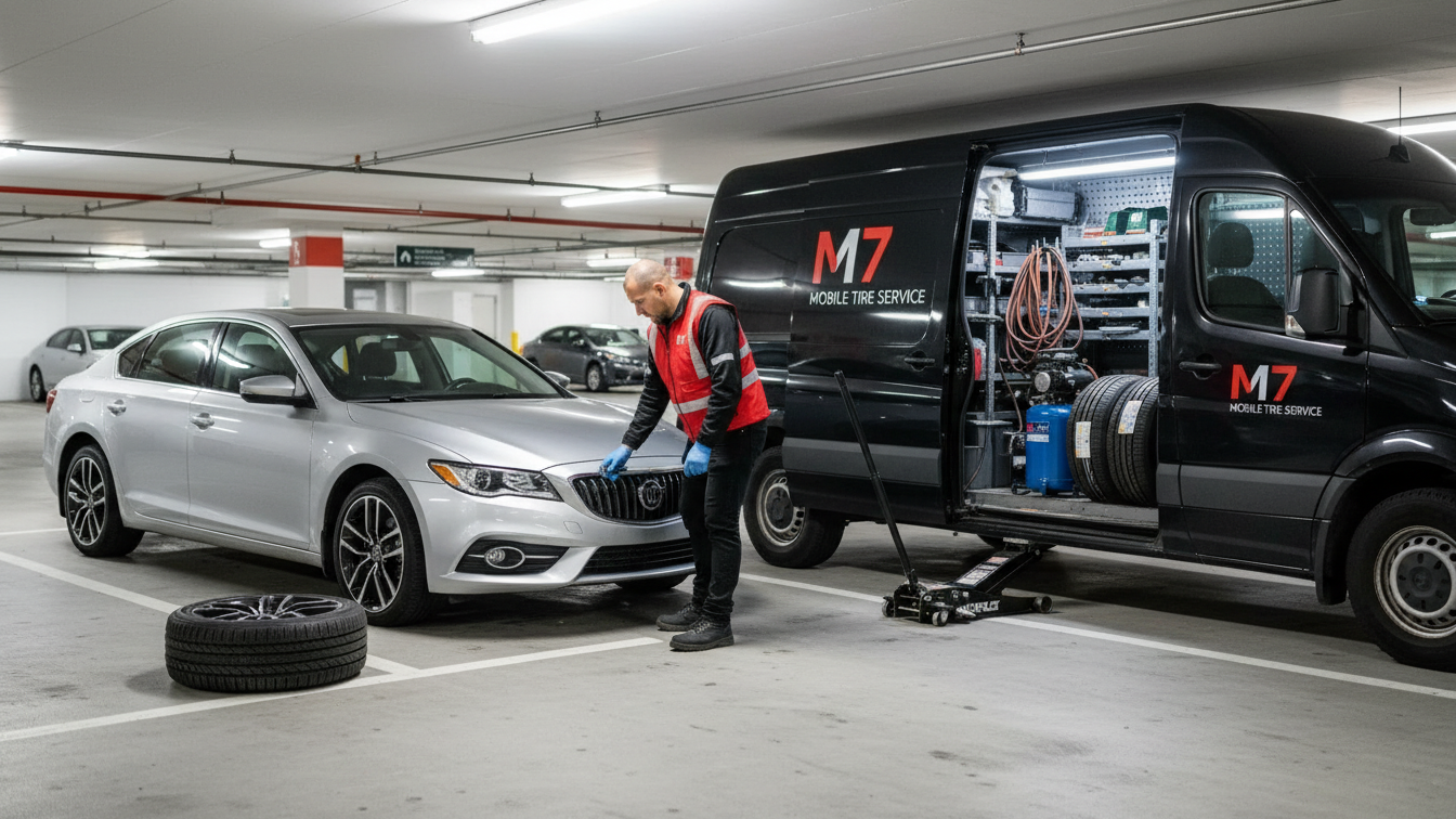 Off-Rim Tire Change Services Vancouver BC