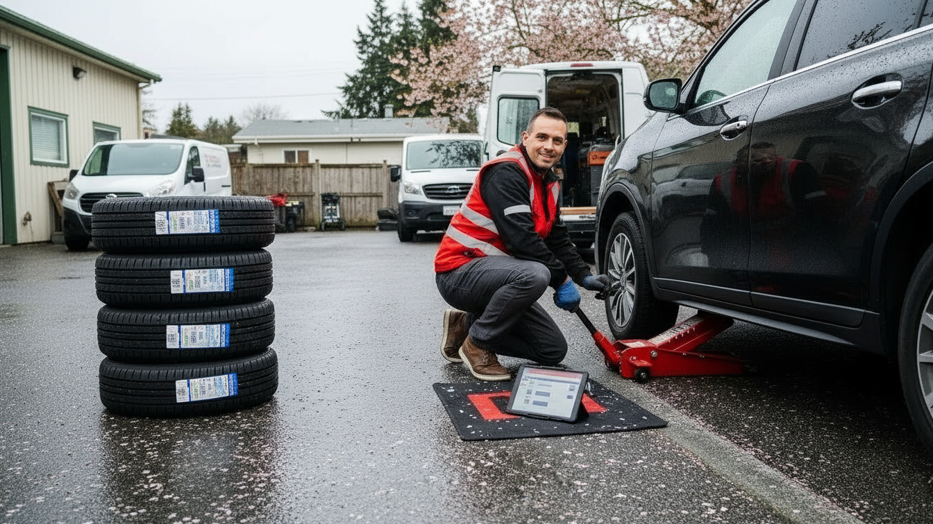 Off-Rim Tire Change Services Vancouver BC