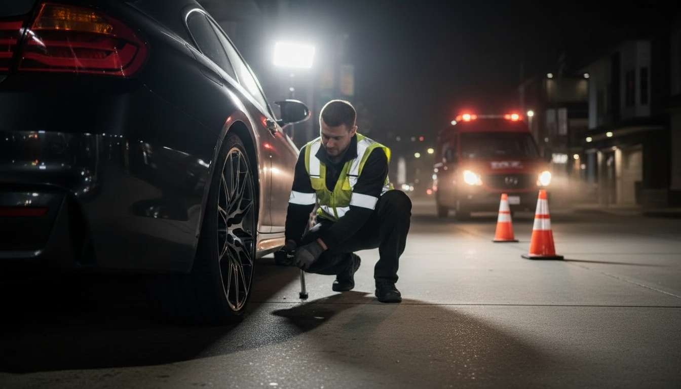 Roadside Flat Repair Services Vancouver BC