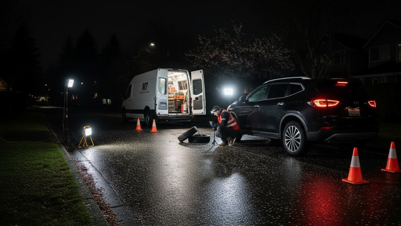 SUV Tire Change Services Vancouver BC