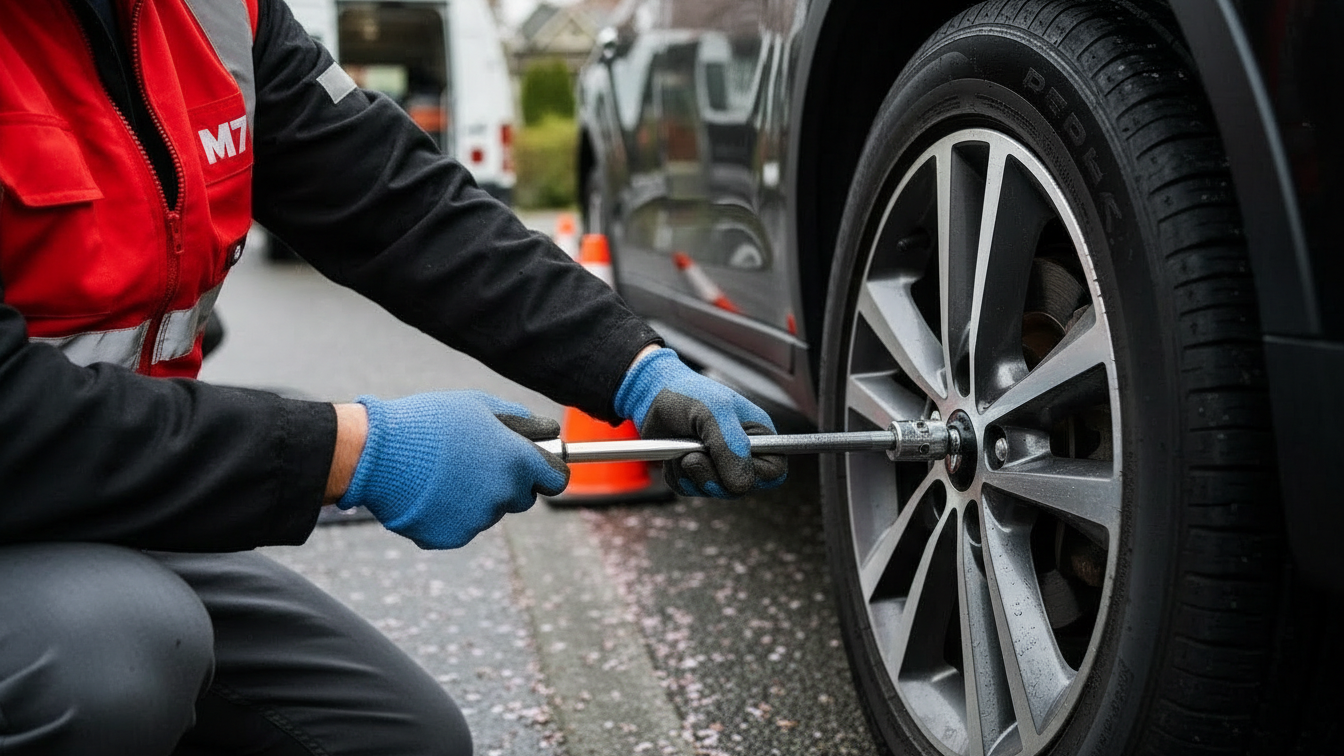 SUV Tire Change Services Vancouver BC