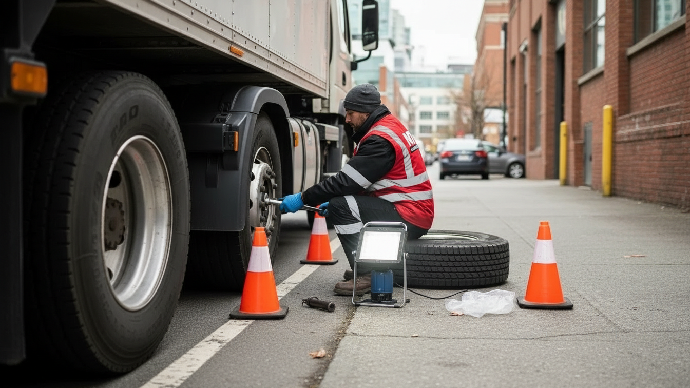 Truck Tire Change Services Vancouver BC