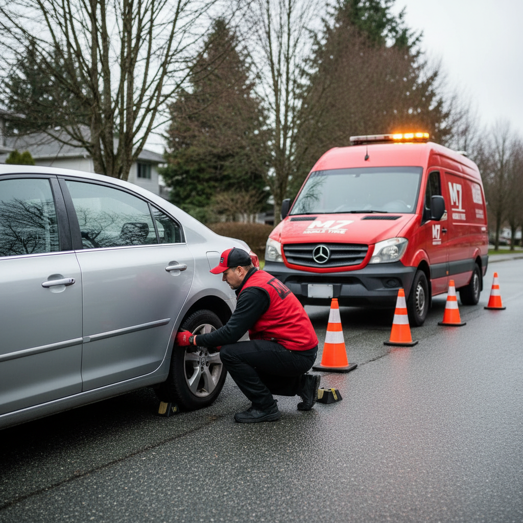 Mobile Flat Tire Repair Services Burnaby BC