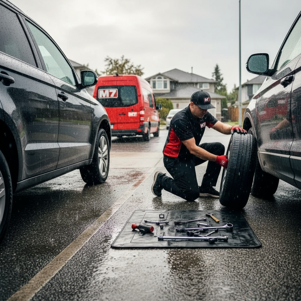 Mobile Tire Change Services Burnaby BC