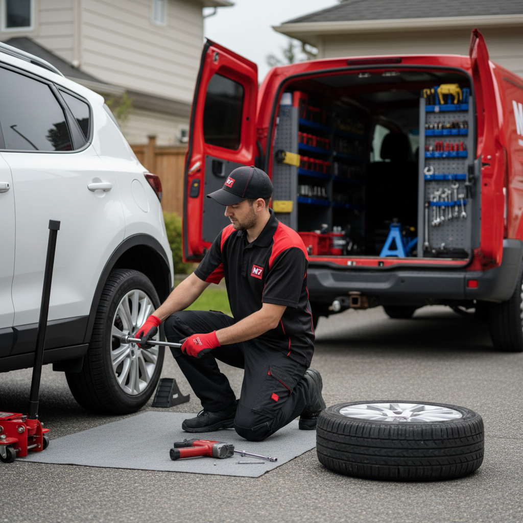 Mobile Tire Change Services Burnaby BC