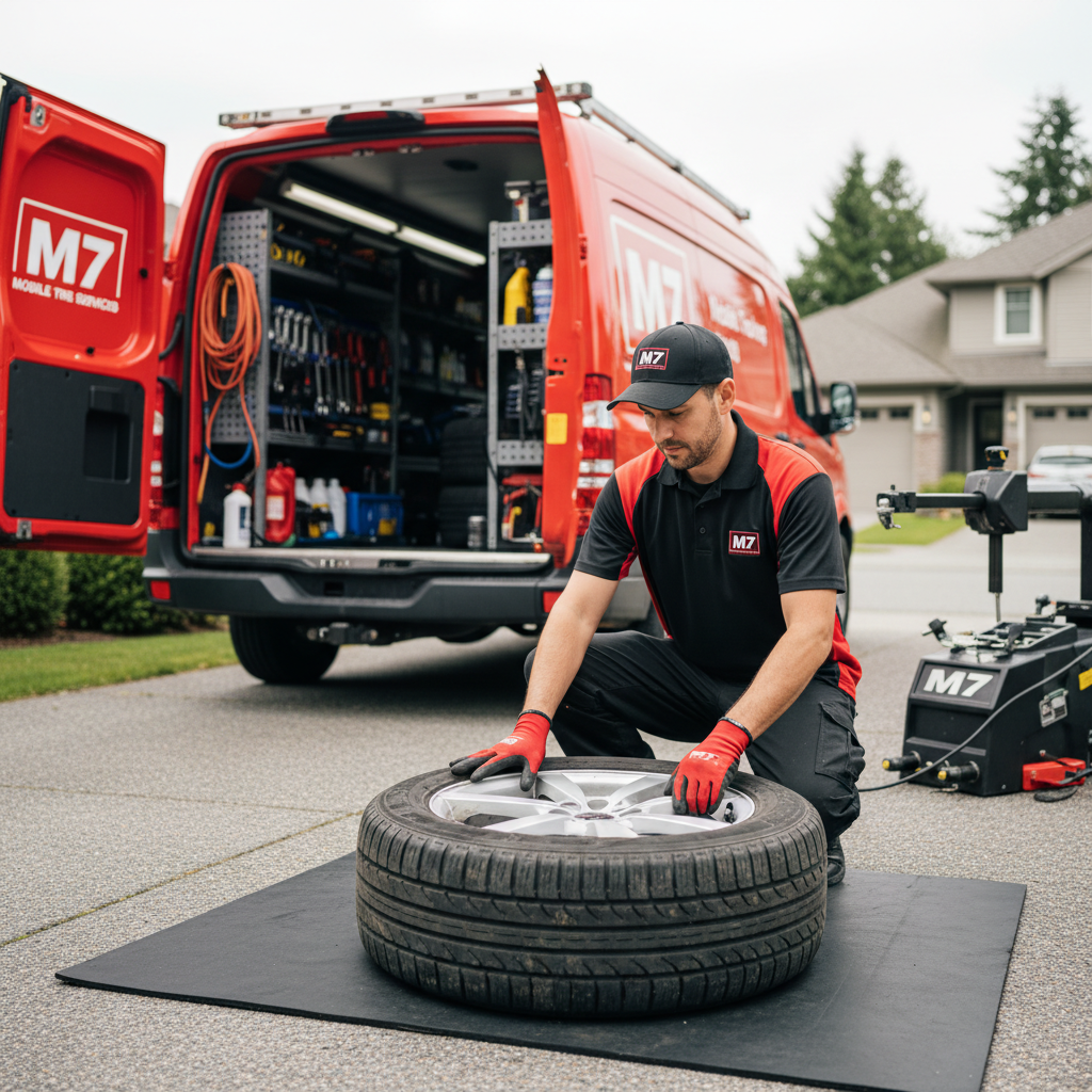 Off-Rim Tire Change Services Burnaby BC