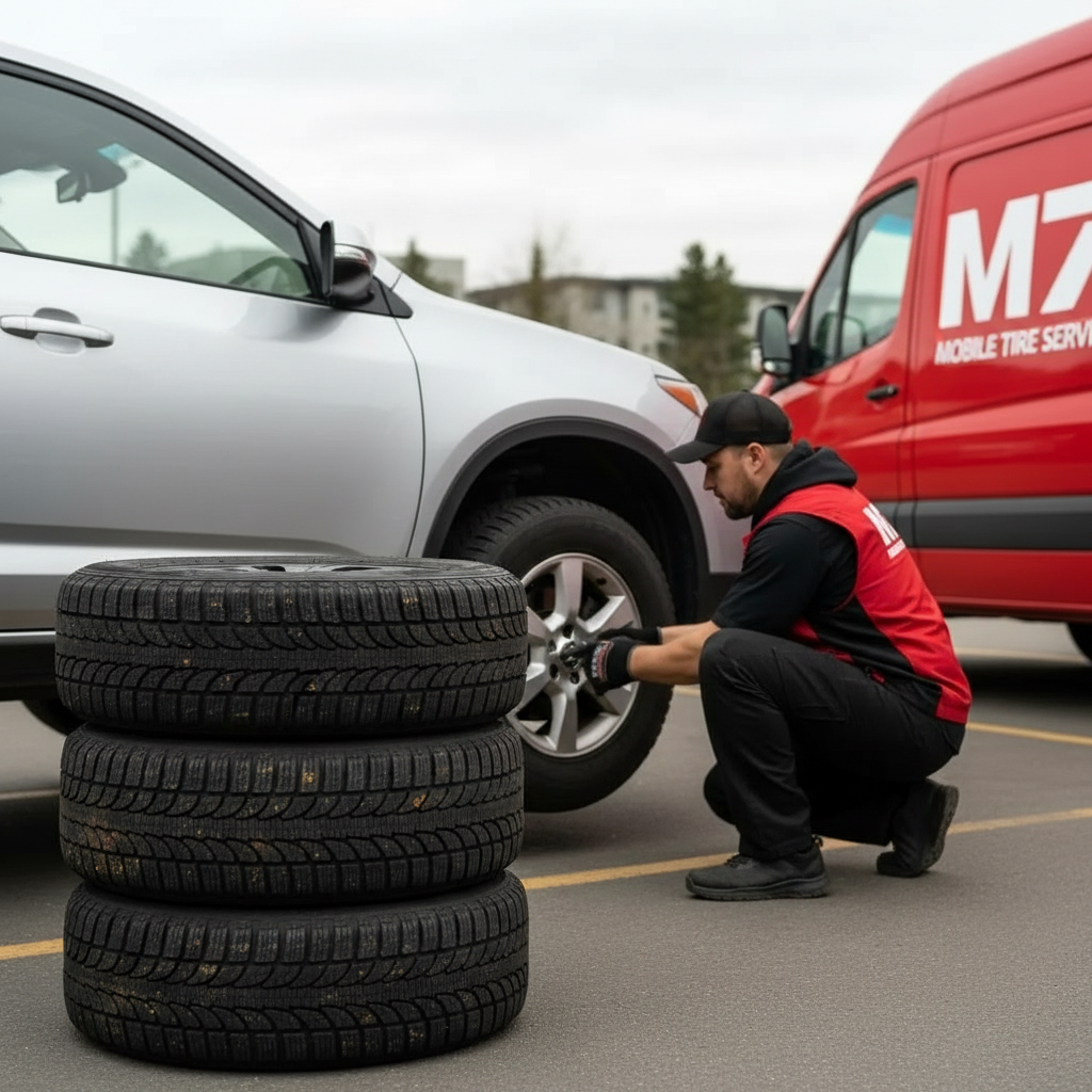 On-Rim Wheel Swap Services Burnaby BC
