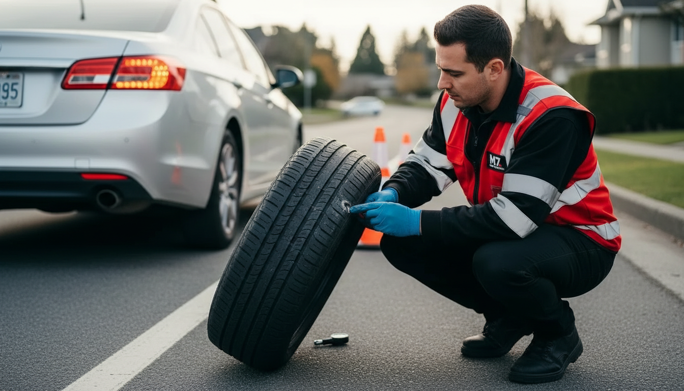 Emergency Tire Change Services Burnaby BC