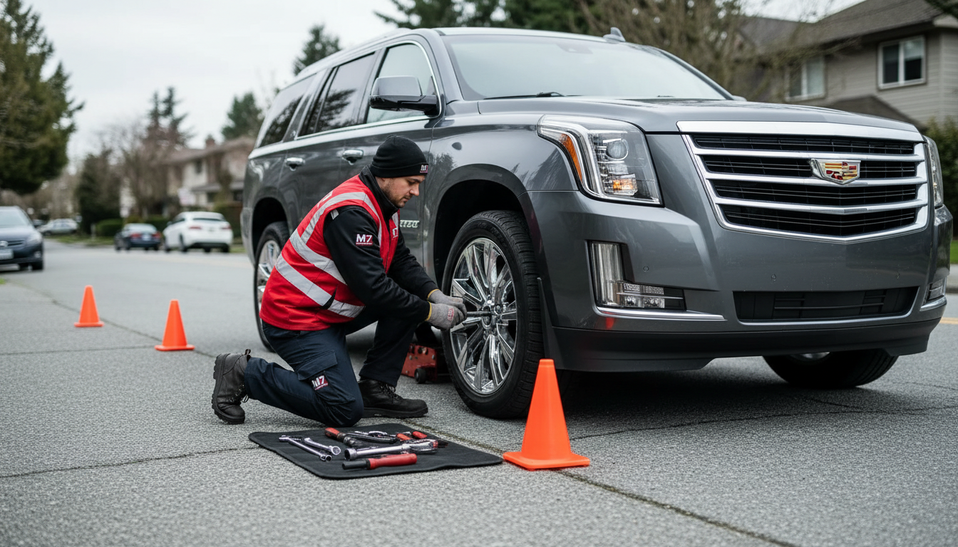 Emergency Tire Change Services Burnaby BC