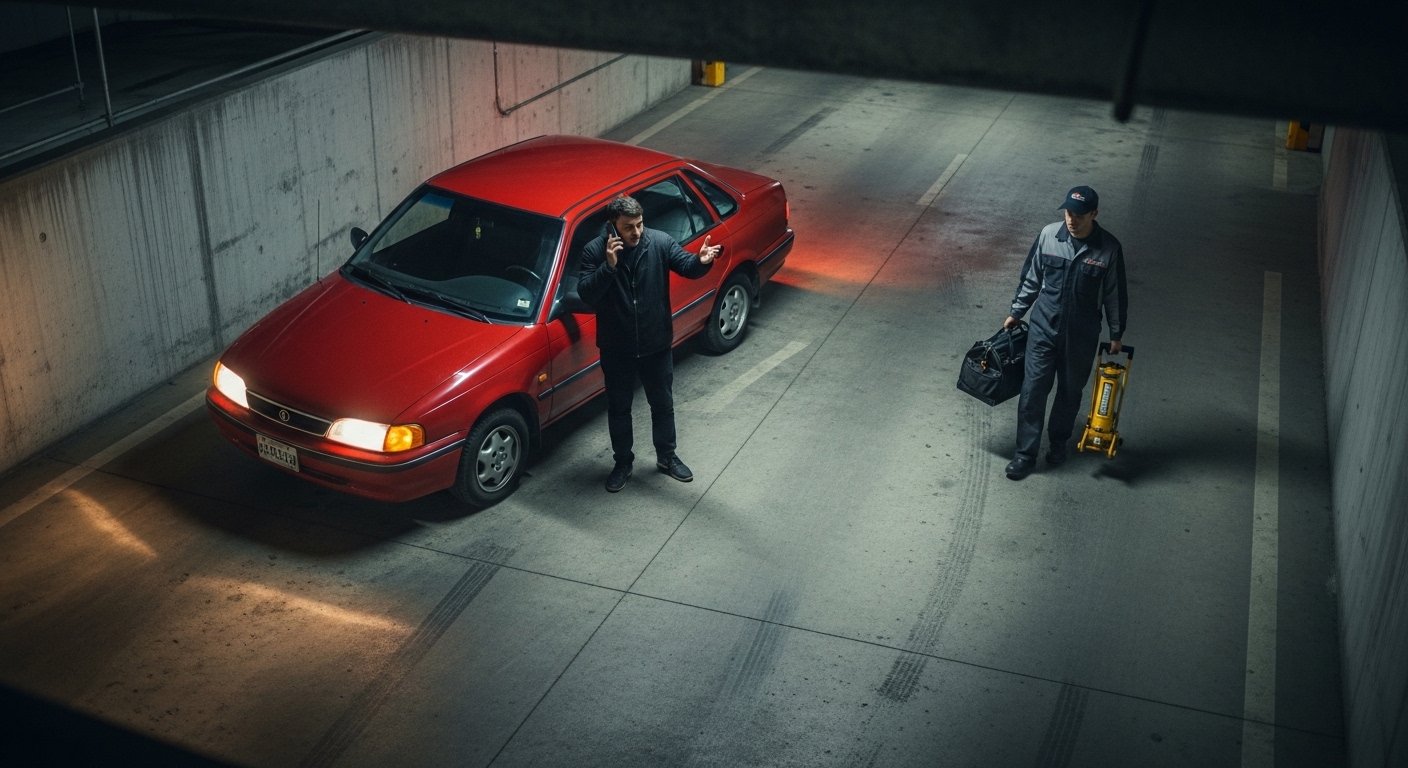 Flat Tire in Downtown Vancouver Parkade? M7 Mobile Tire Service Can Access