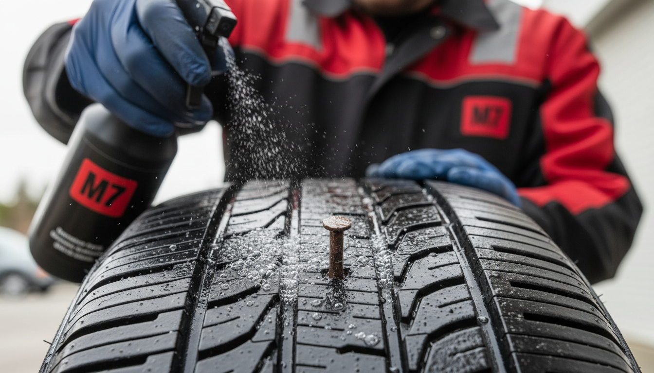 Nail in Tire Repair Services Burnaby BC