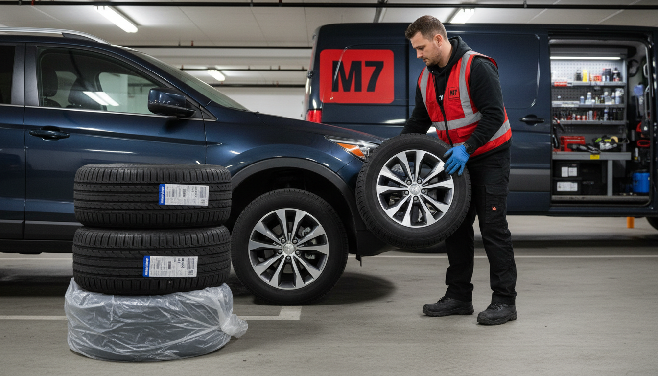 SUV Tire Change Services Burnaby BC