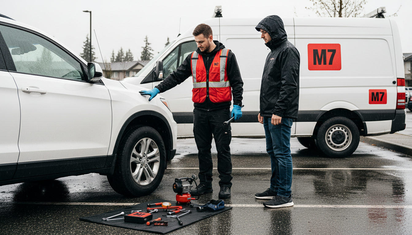 SUV Tire Change Services Burnaby BC