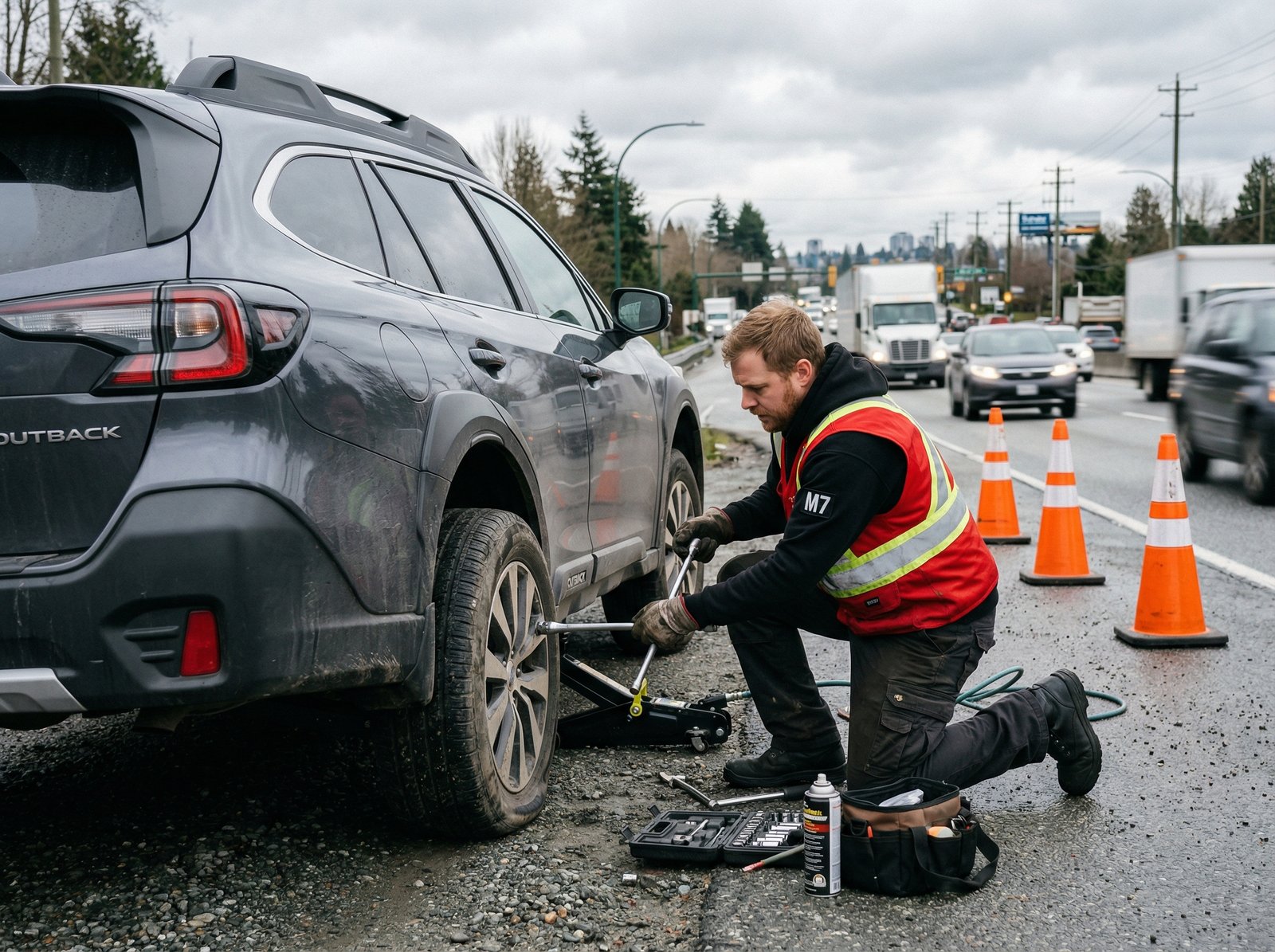 Emergency Flat Repair Services Burnaby BC​