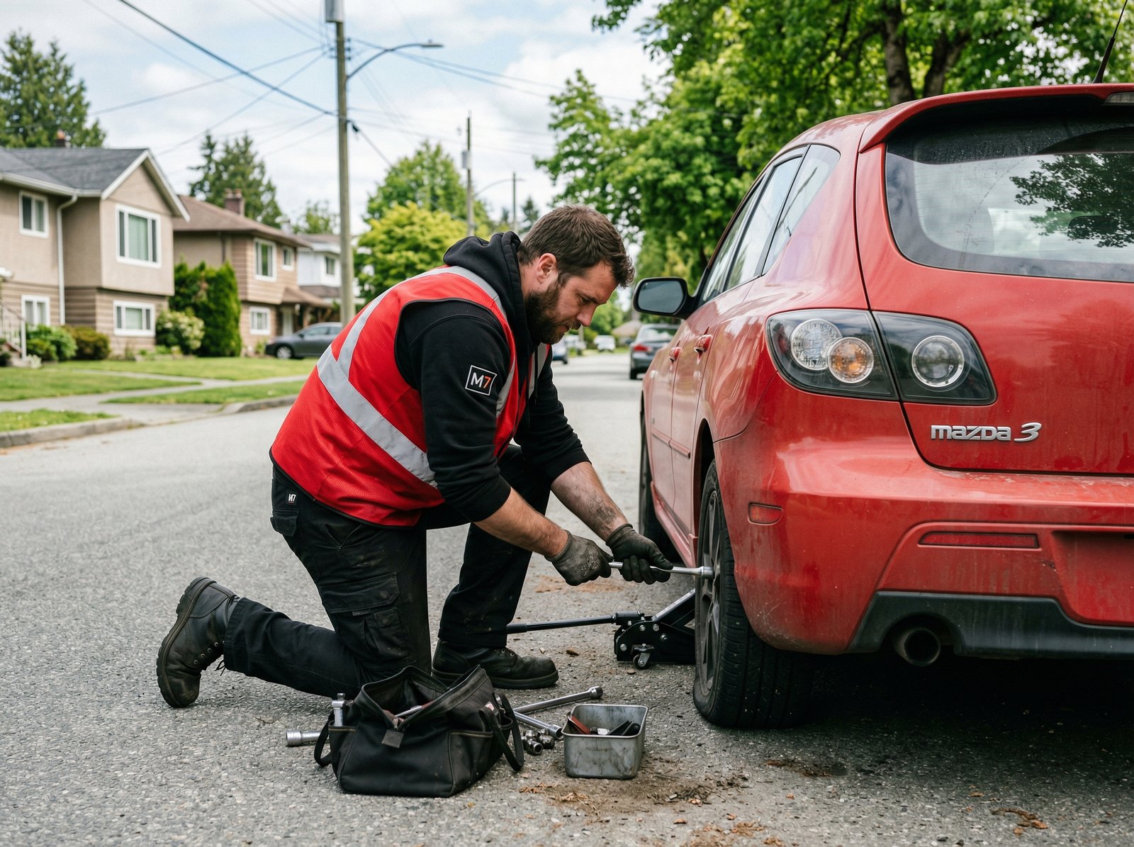 Roadside Flat Repair Services Burnaby BC​