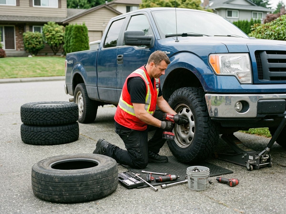 Truck Tire Install Services Burnaby BC​