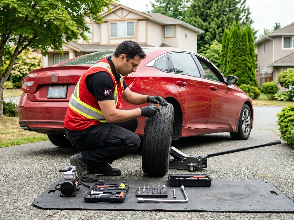 Mobile Flat Tire Repair Services Richmond BC​