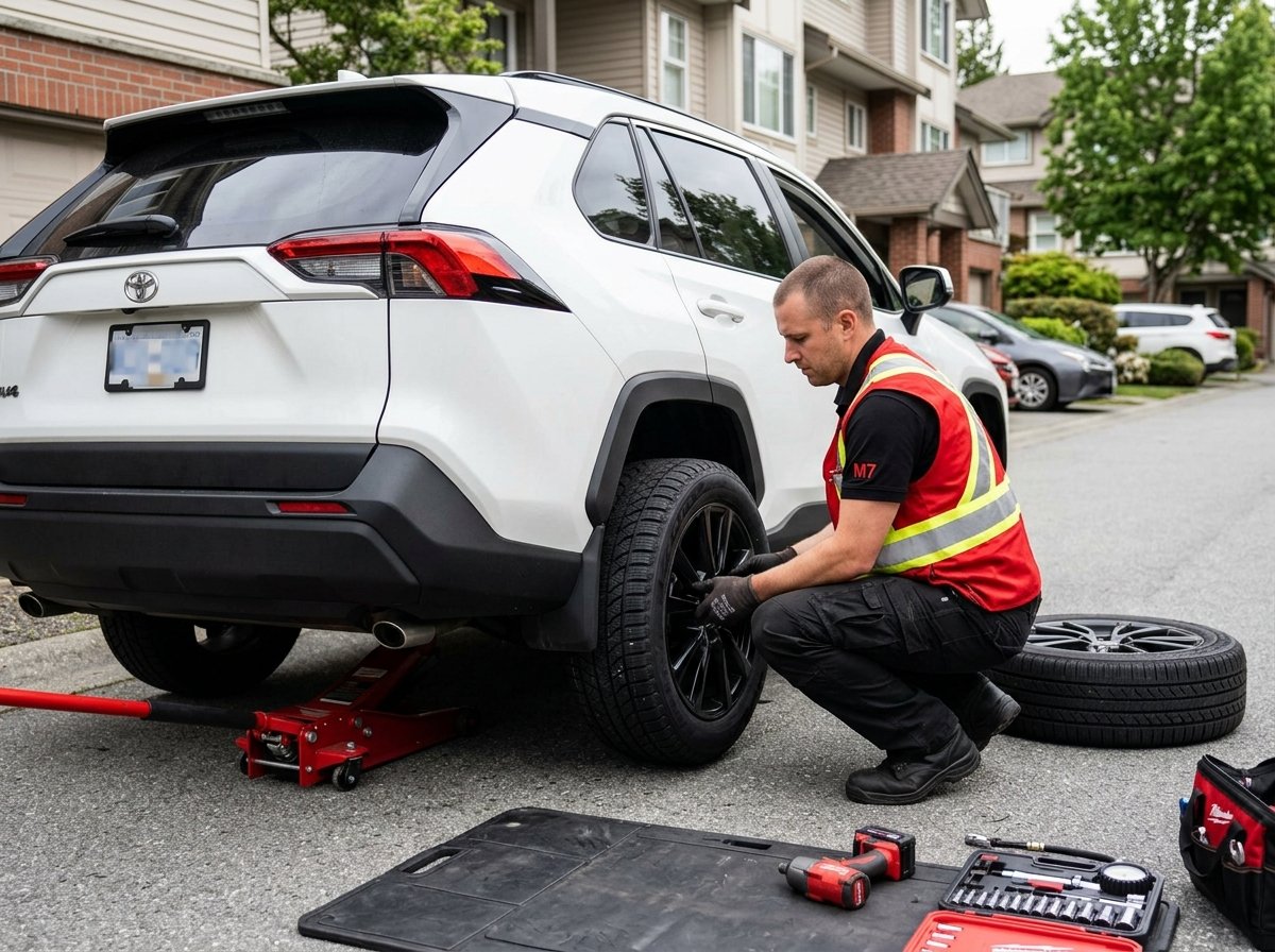Mobile Tire Change Services Richmond BC​