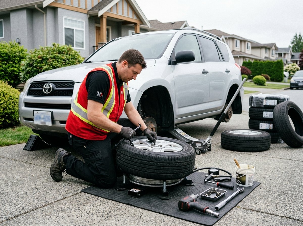 Mobile Tire Change Services Richmond BC​
