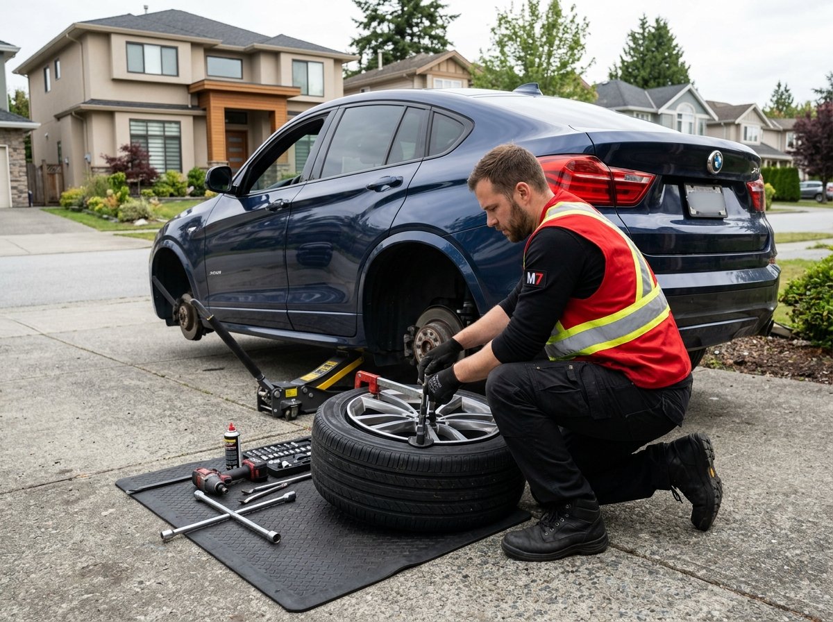 Off-Rim Tire Change Services Richmond BC​