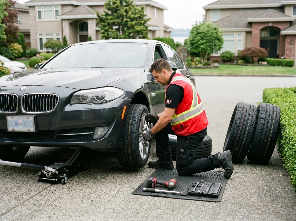 Off-Rim Tire Change Services Richmond BC​