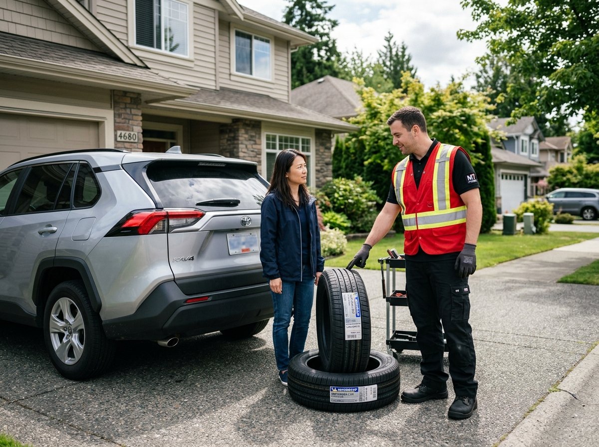 Off-Rim Tire Change Services Richmond BC​