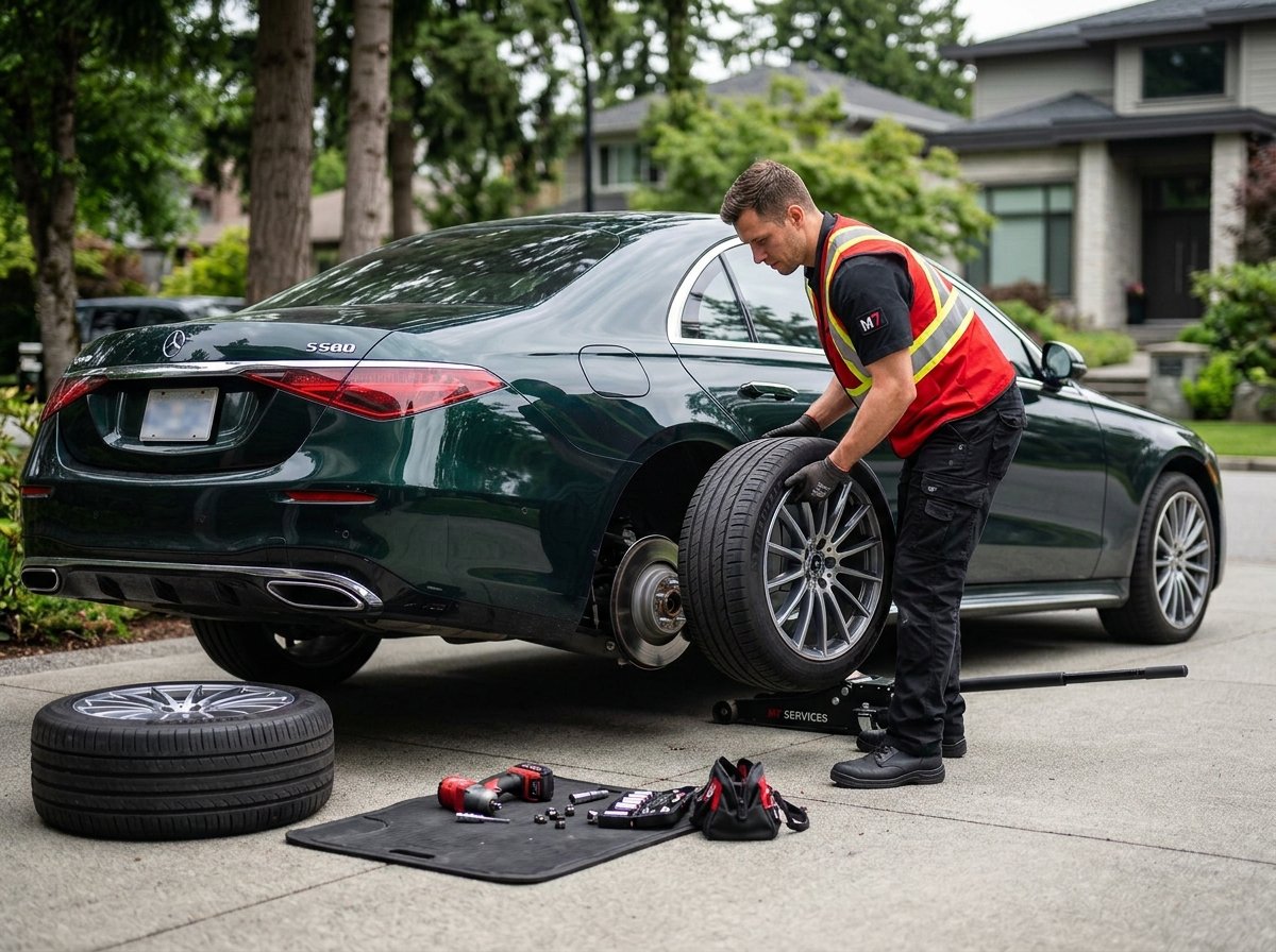 On-Rim Wheel Swap Services Richmond BC​