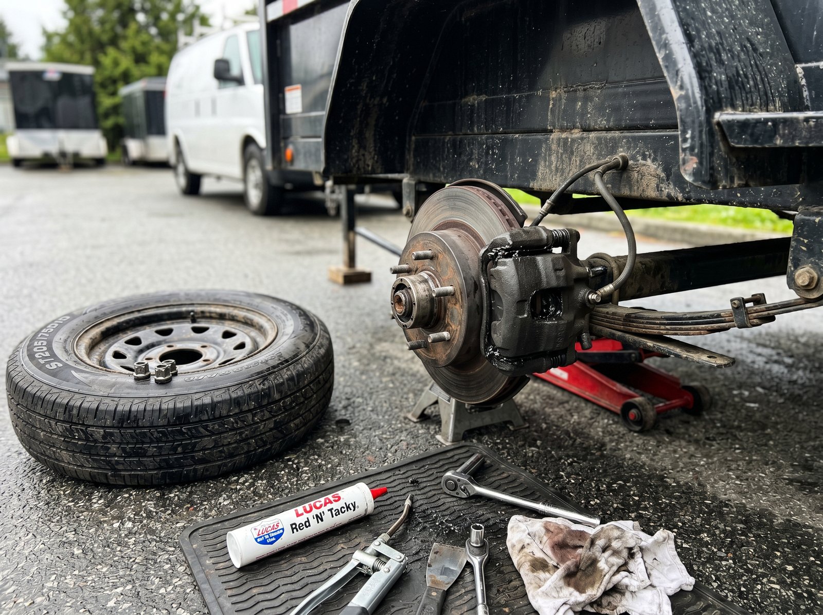 Trailer & Caliper Greasing Services Burnaby BC​