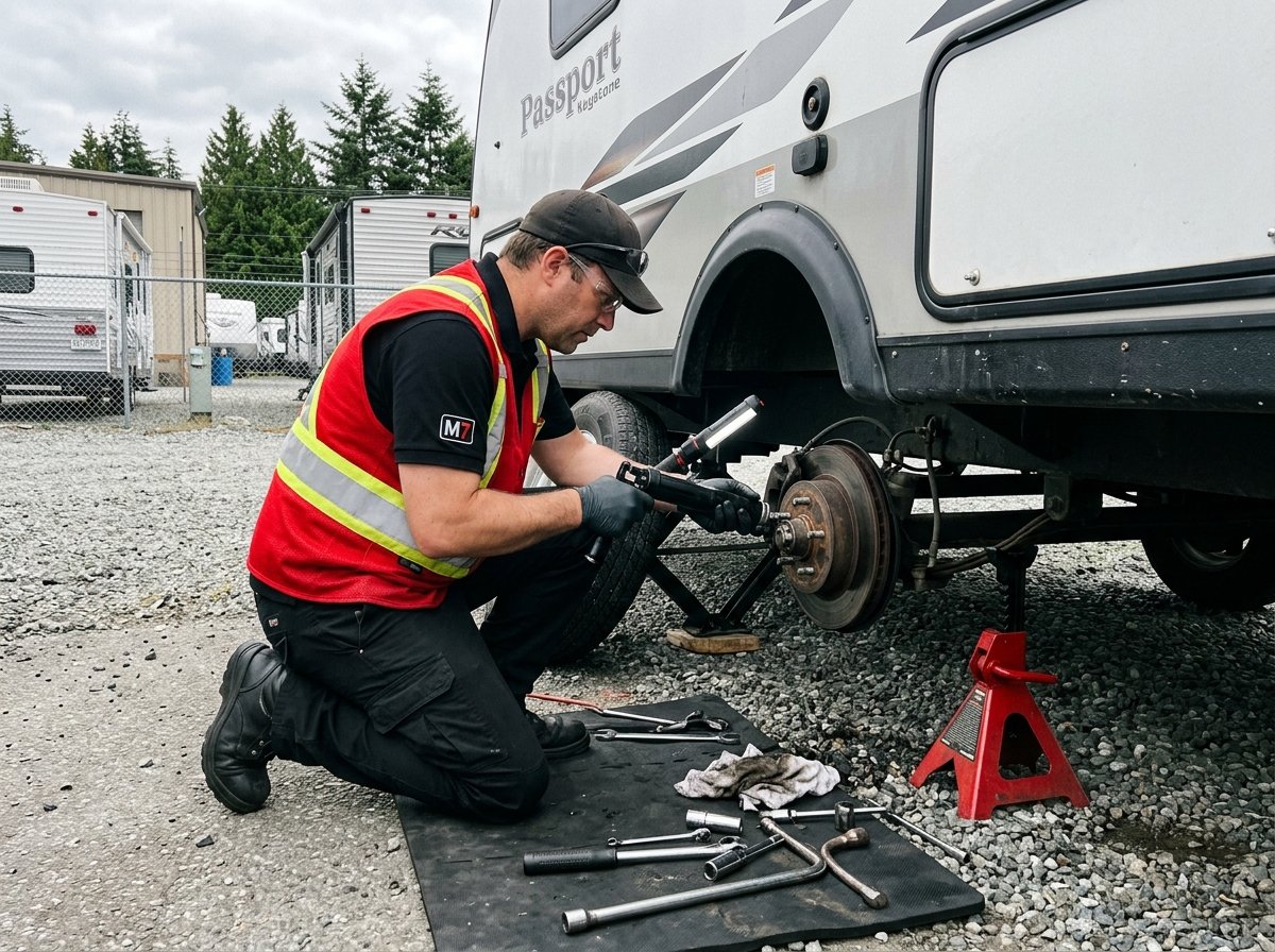 Trailer & Caliper Greasing Services Burnaby BC​