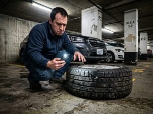 Mobile Tire Puncture Repair For Slow Leaks In East Van Parkades