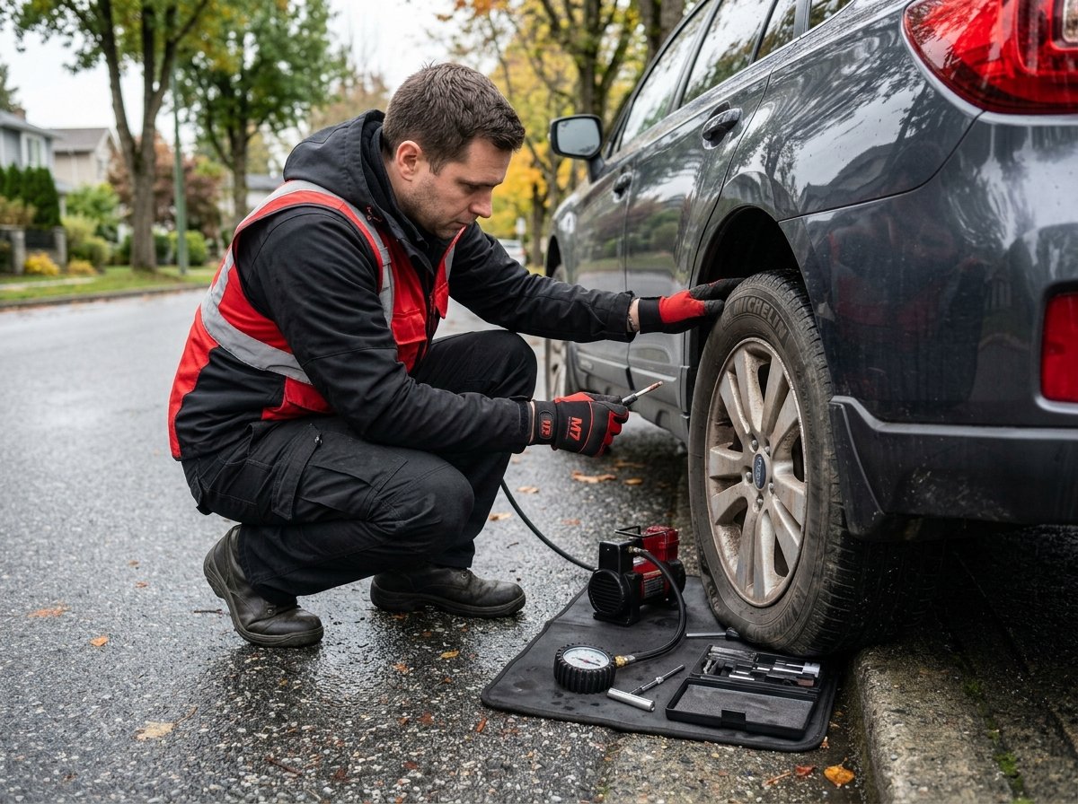 Roadside Flat Repair Services Richmond BC
