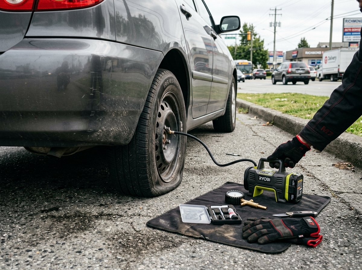 Roadside Flat Repair Services Richmond BC