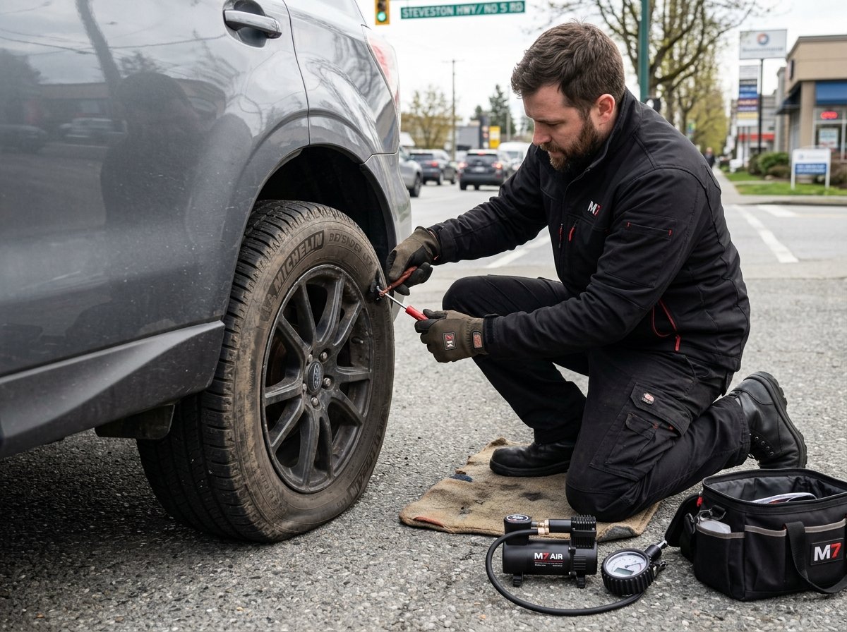 Roadside Flat Repair Services Richmond BC