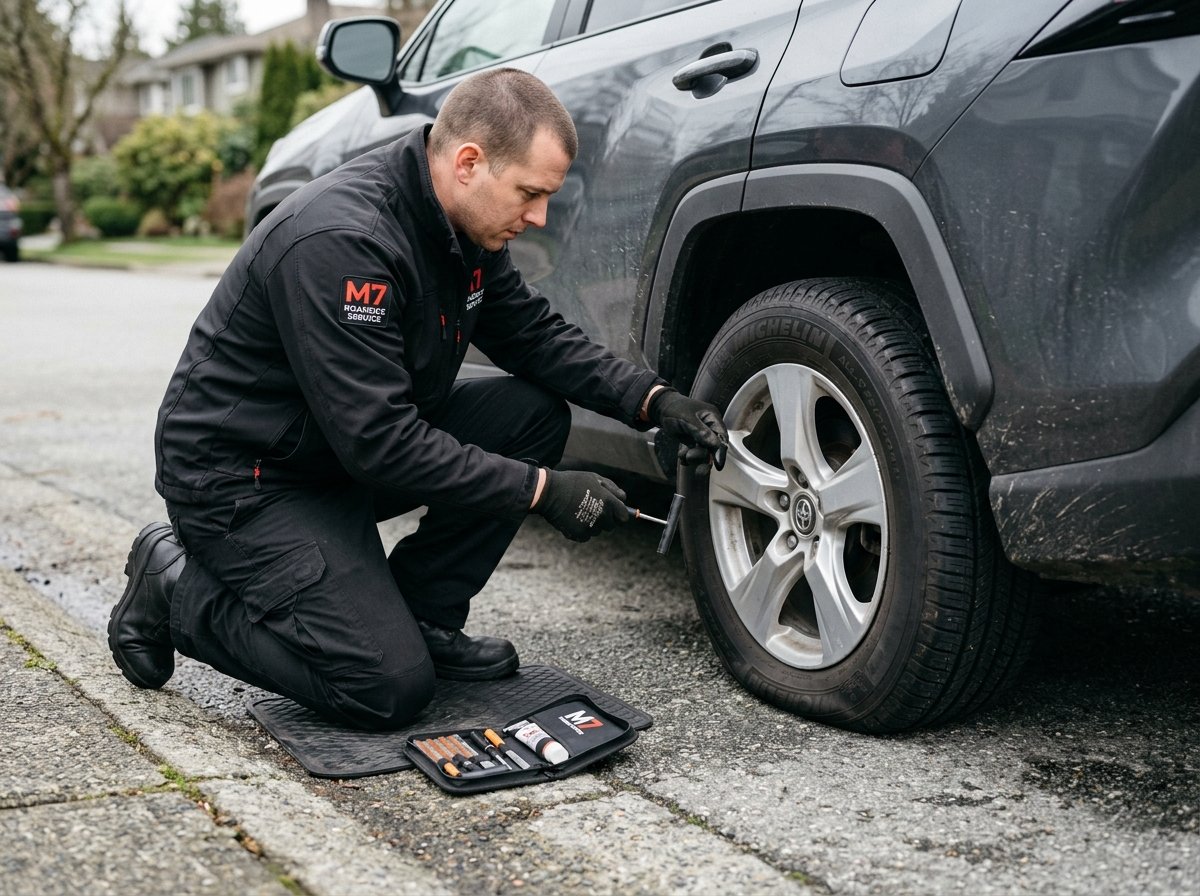 Roadside Flat Repair Services Richmond BC