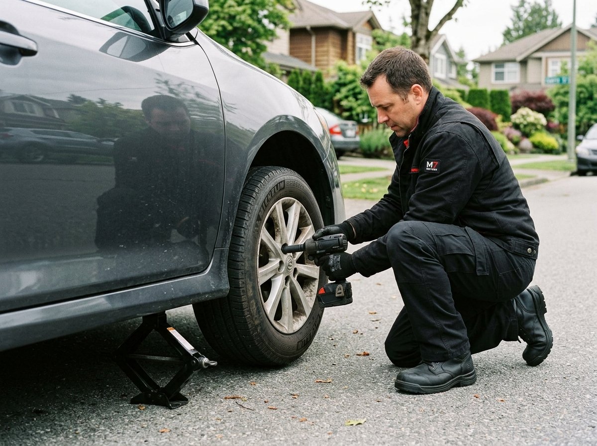 Roadside Tire Change Services Richmond BC