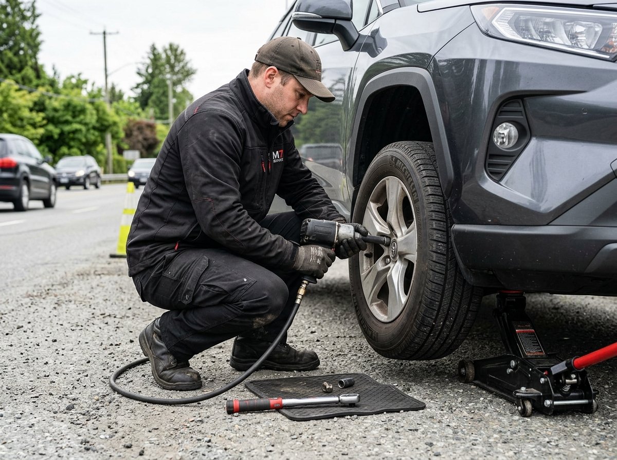 Roadside Tire Change Services Richmond BC