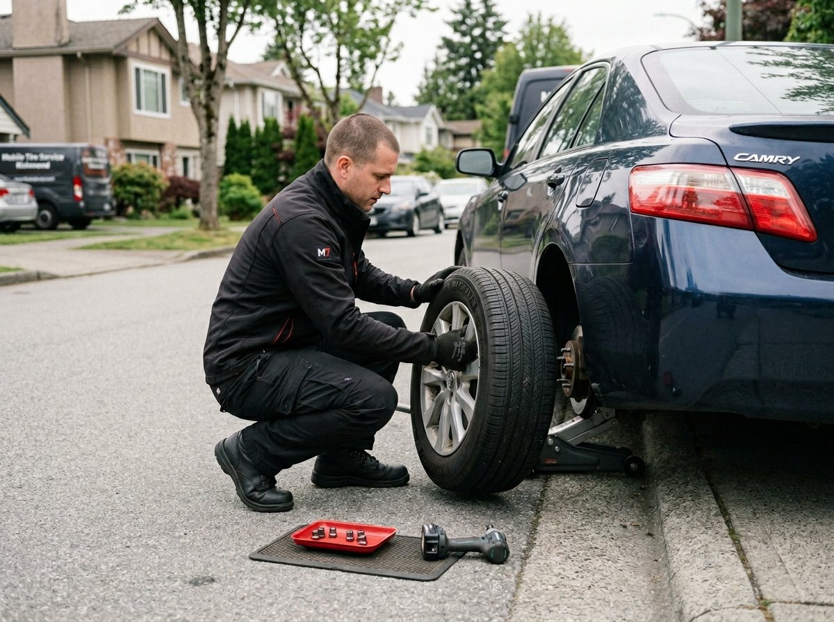Roadside Tire Change Services Richmond BC