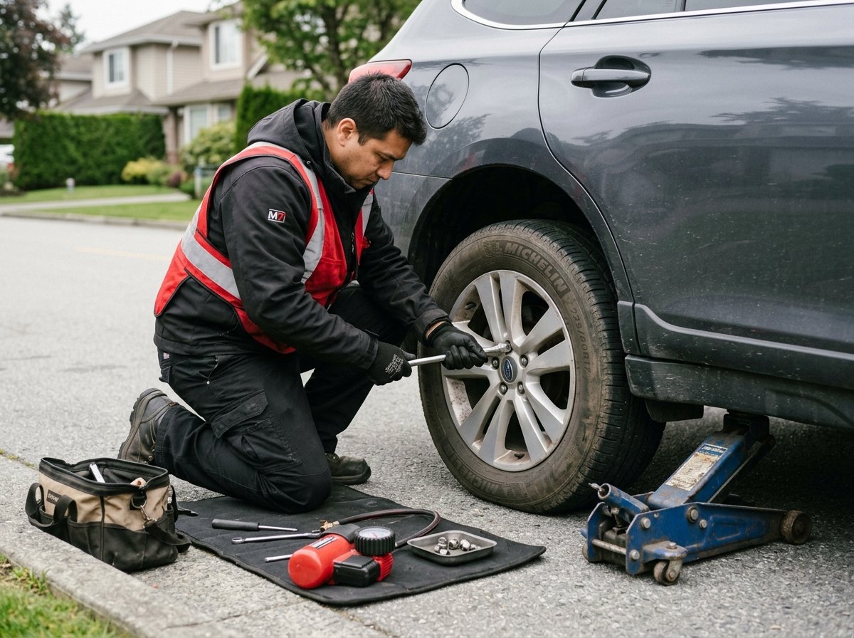 Roadside Tire Change Services Richmond BC