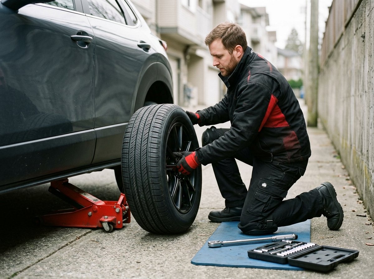 Mobile Tire Change Services Langley BC​