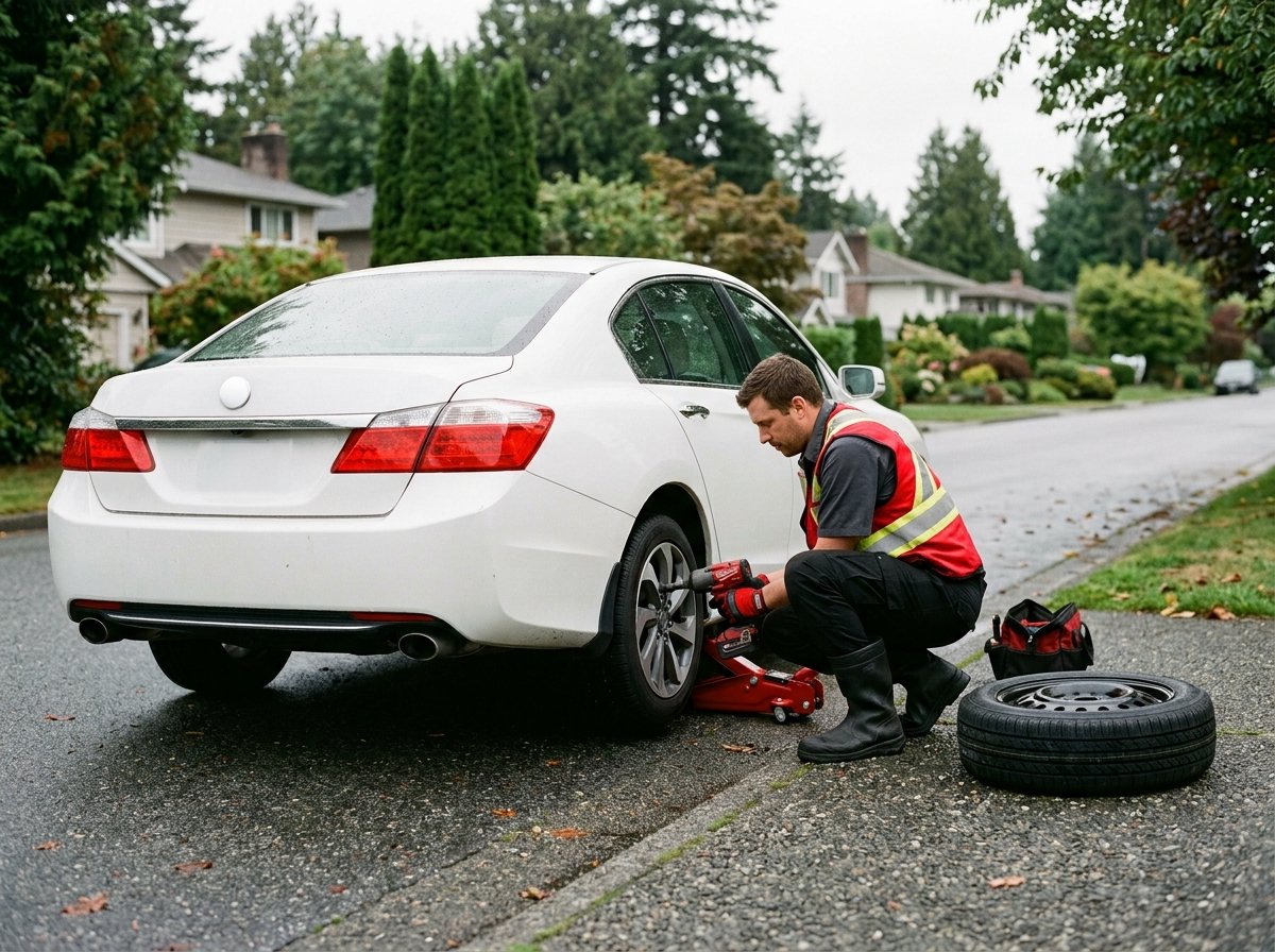 Mobile Tire Change Services UBC BC