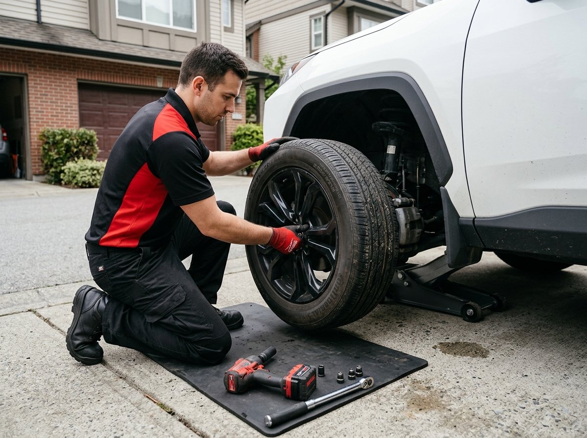 Mobile Tire Change Services West Vancouver BC